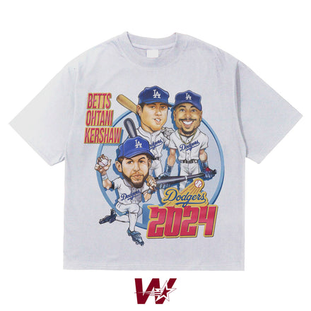 2024 Dodger Big Head tee