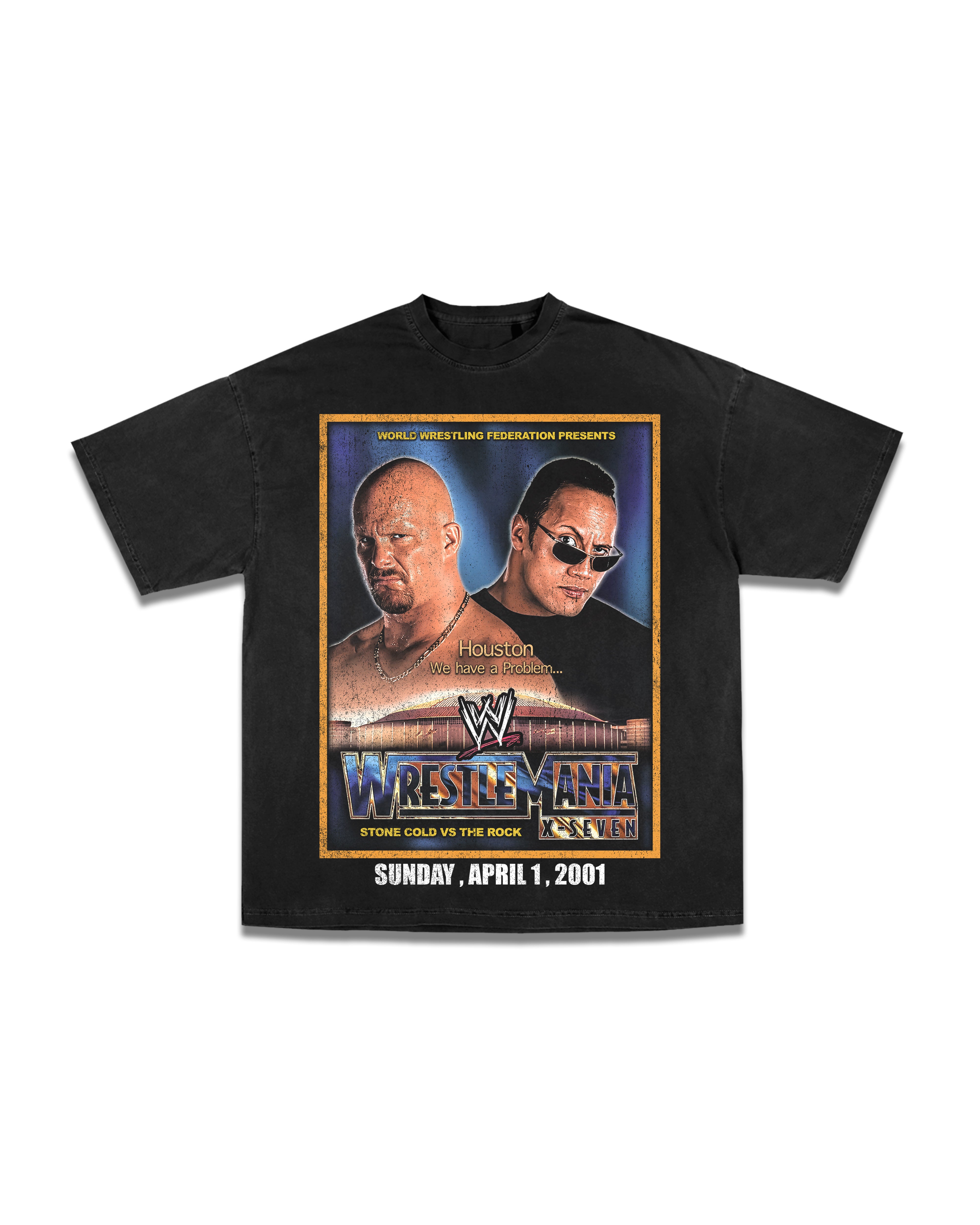 2001 Wrestlemania tee