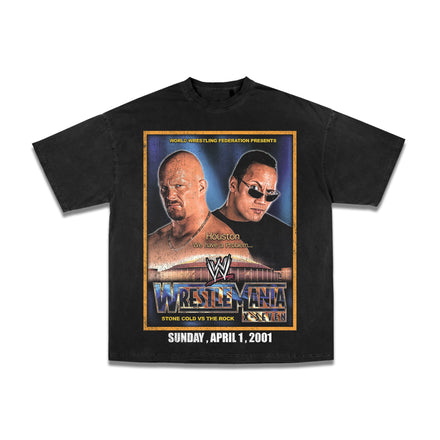 2001 Wrestlemania tee