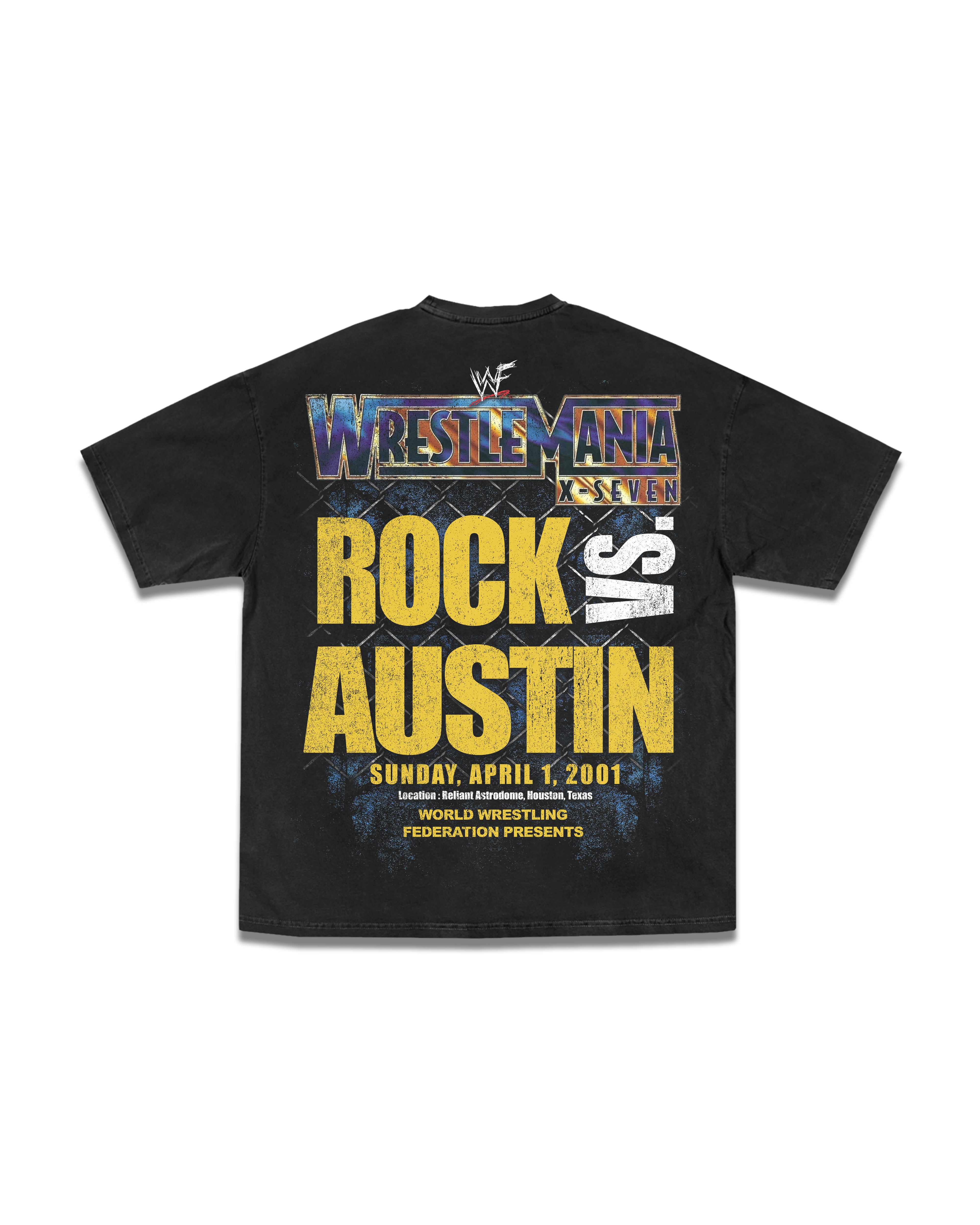 2001 Wrestlemania tee