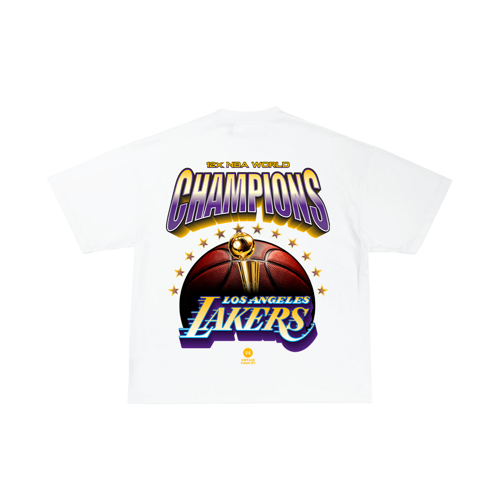 2000 Lakers Big Head Tee